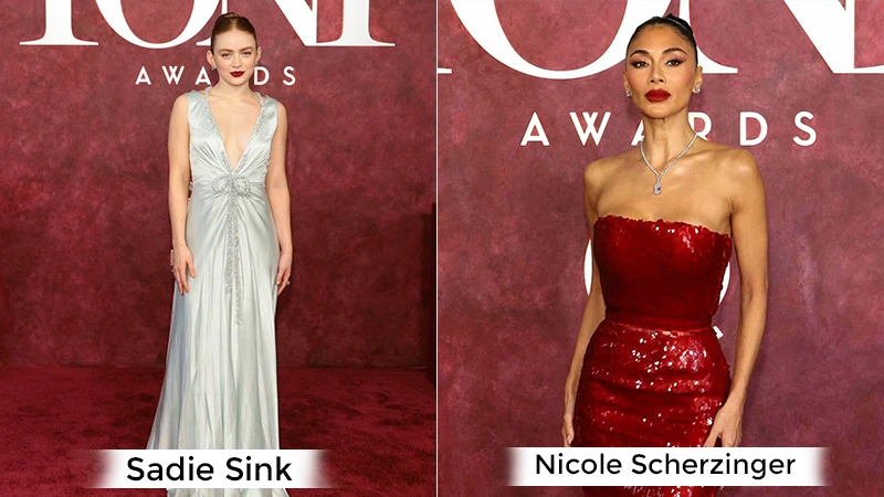 Sadie’s look and Nicole Scherzinger from Tony awards