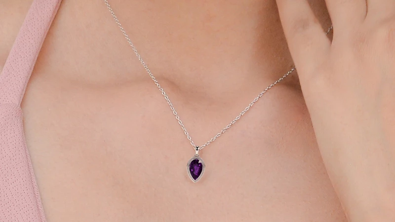 Spinel Pendant Necklace