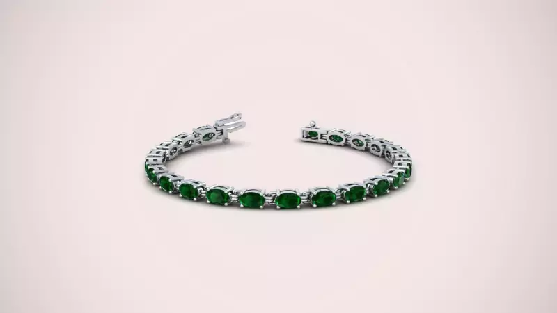 Emerald Oval Bracelet