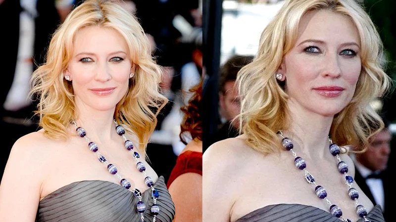 Cate Blanchett’s Tanzanite necklace