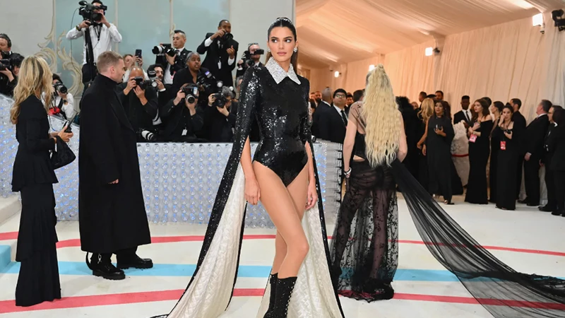 Salma Hayek makes an impact at the Met Gala 2023 in a sexy red