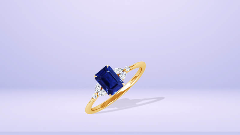 sapphire ring with the Prong Setting