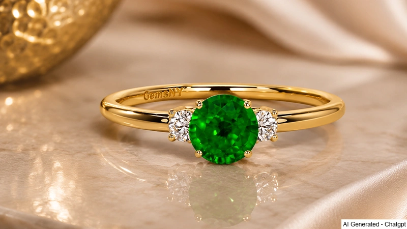 Tsavorite Garnet Ring