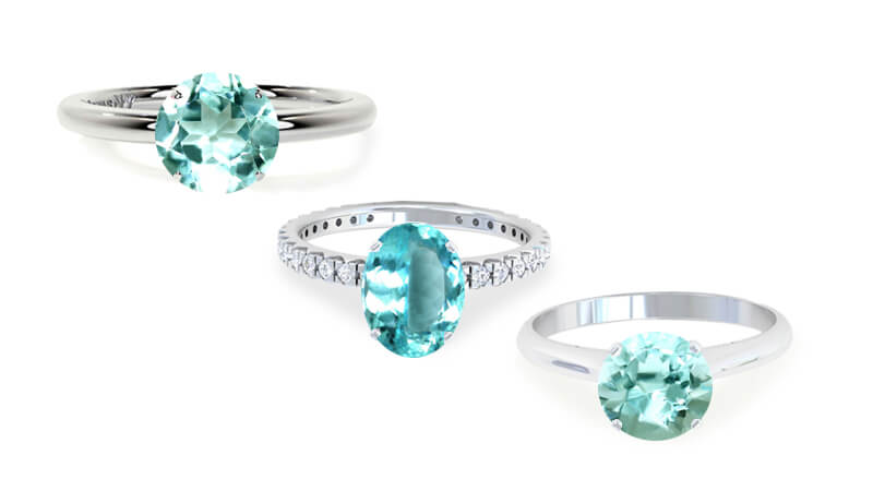 Paraiba Tourmaline Rings