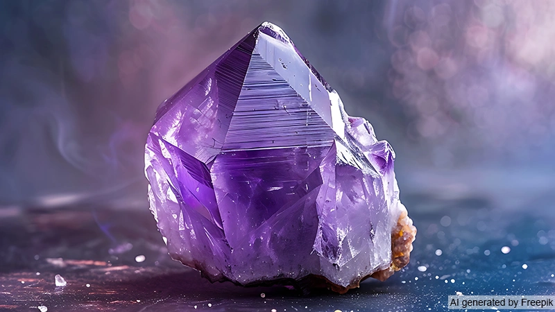 Raw tanzanite crystal