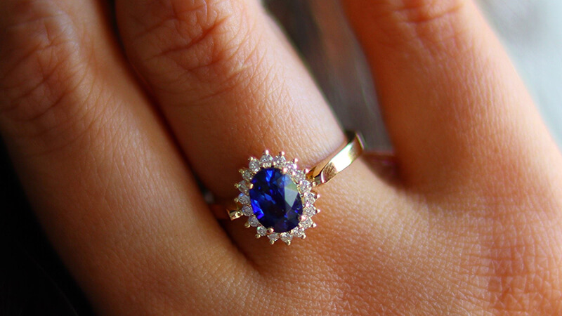 Blue Sapphire Gemstone Rings
