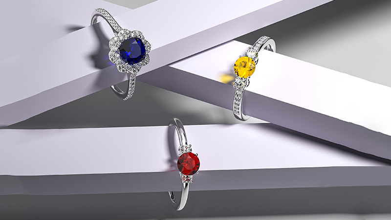 customized gemstone jewelry