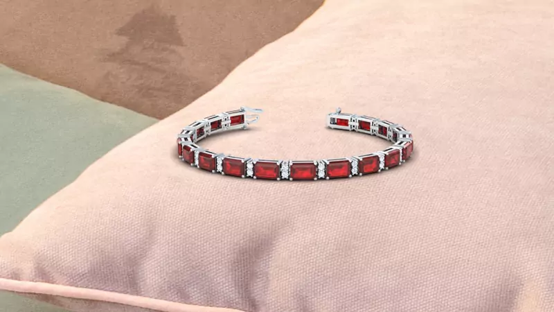 Ruby Bracelets