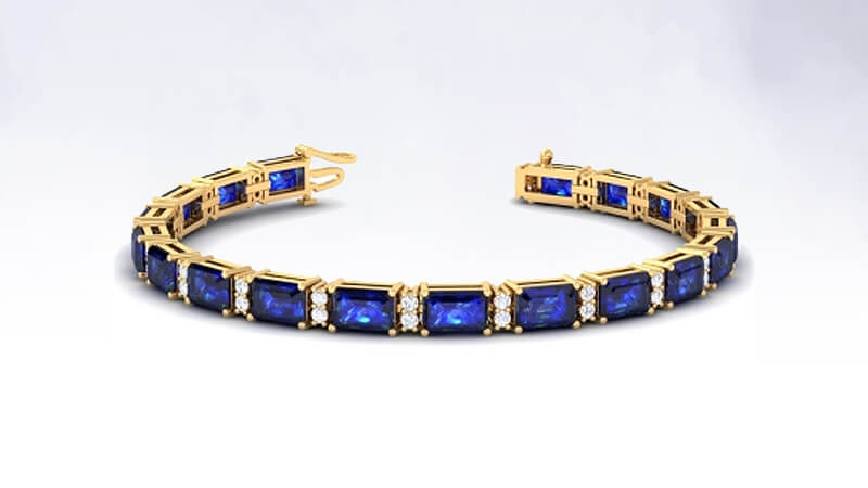 Sapphire Gemstone Bracelet