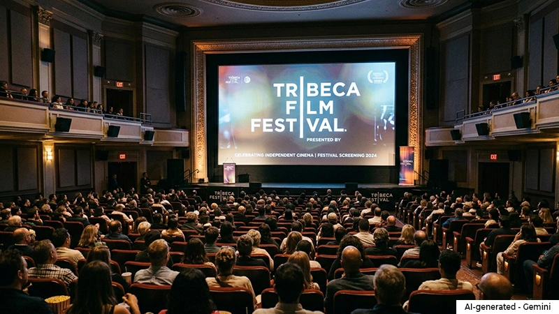 movie hall with TRIBECA FILM Festival