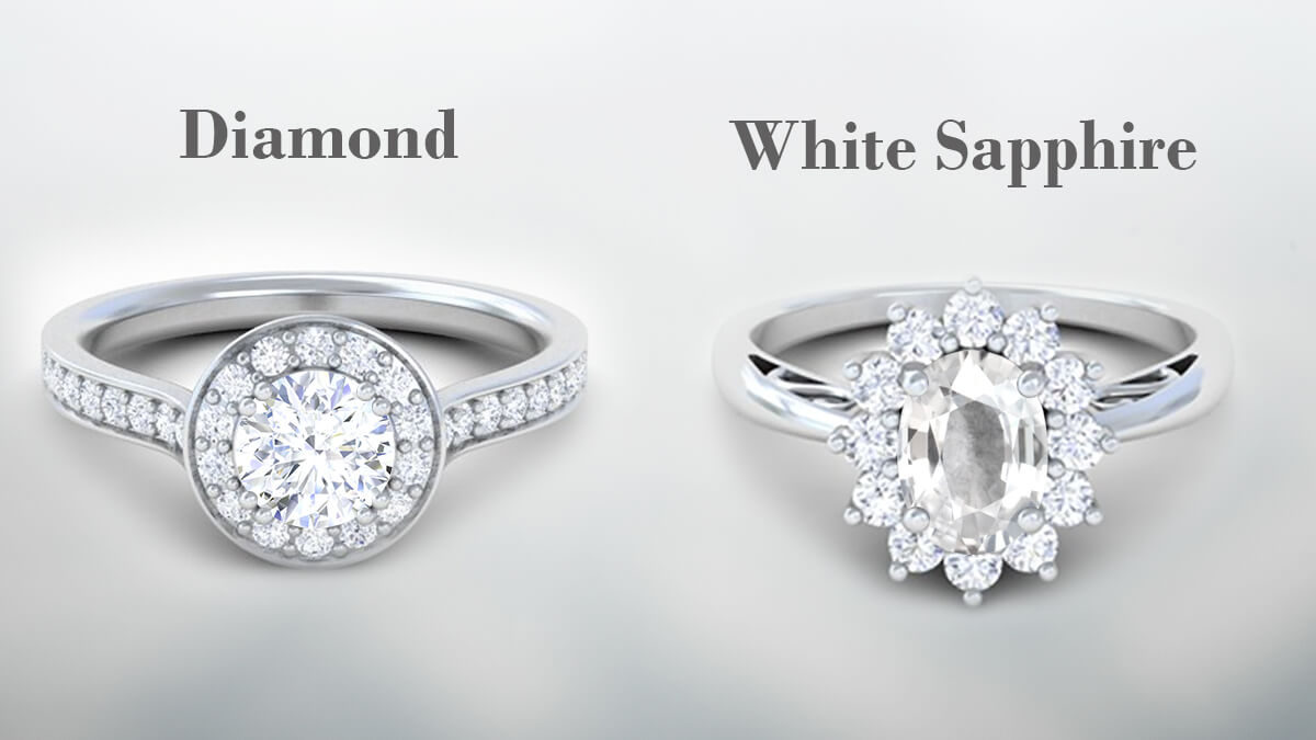 White Sapphire vs Diamond: The Differences
