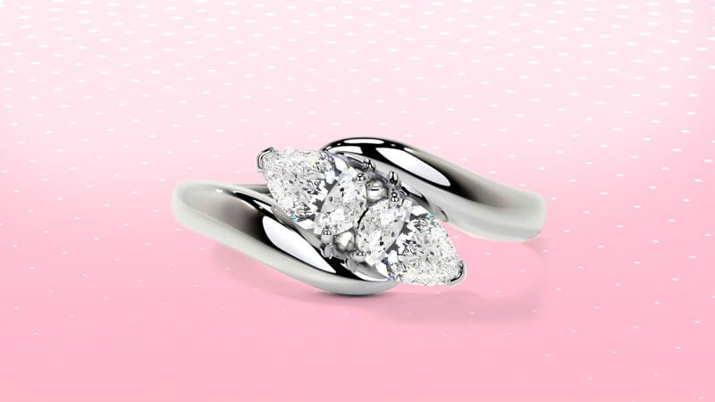 two-stone diamond ring