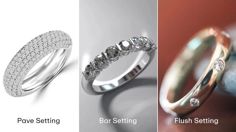 Pave or Bead Setting
