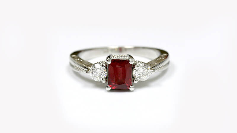 Ruby Gemstone Men's Ring Ideas