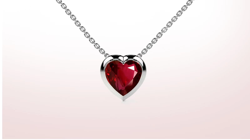 Heart-Shaped Pendant Necklaces