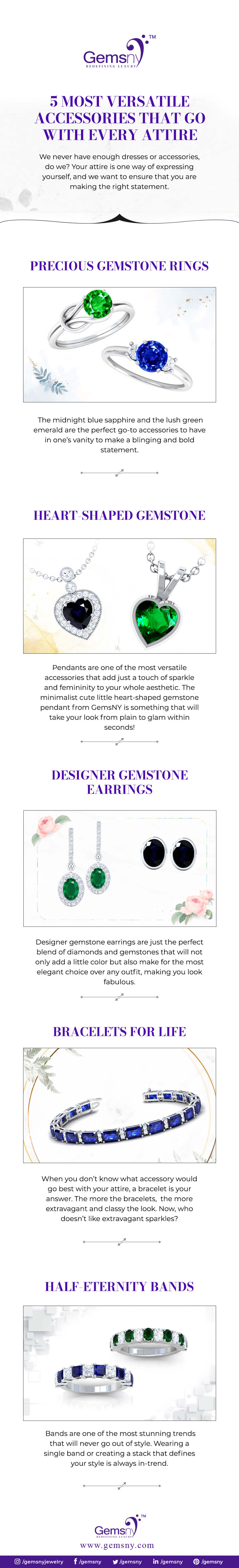 Most Versatile Jewelry Infographic