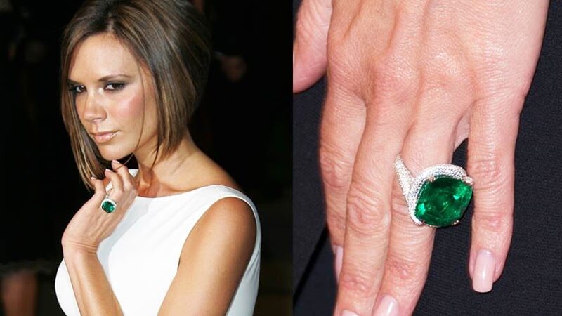 Victoria Beckham Emerald Ring