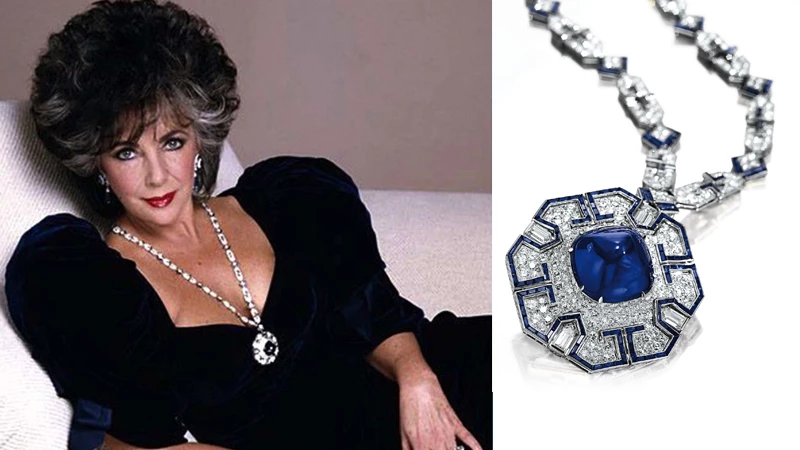 Elizabeth Taylor’s Sapphire Pendant