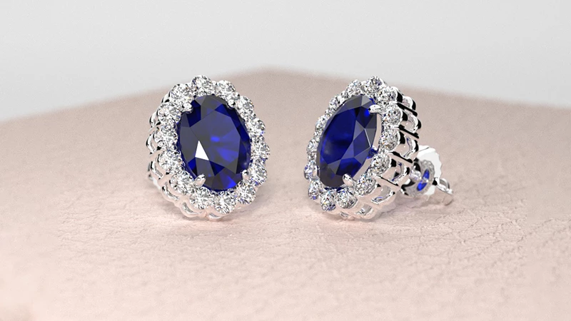 Sapphire Earrings