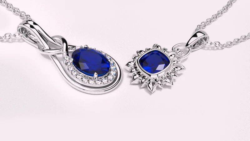 Sapphire Necklaces 