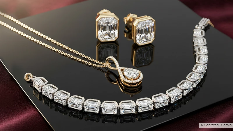 Different Old Mine Cut Diamond Jewelry