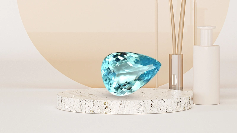 round cut gemstone