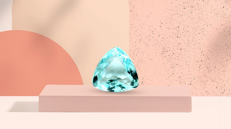 trillion cut stone