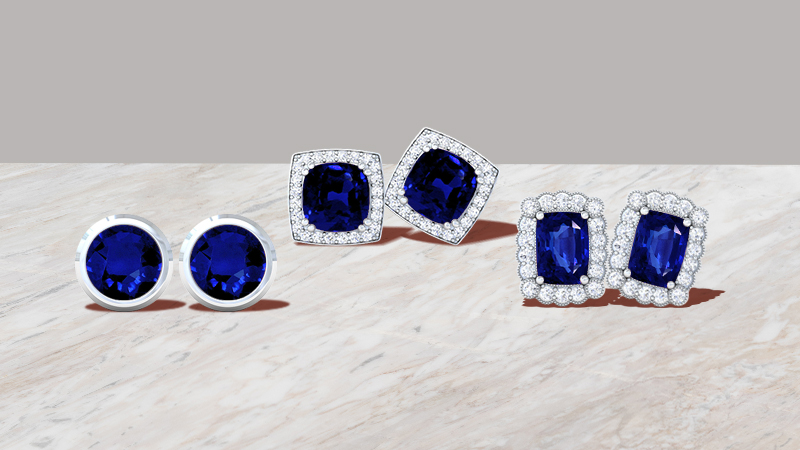 Sapphire Earrings for sale