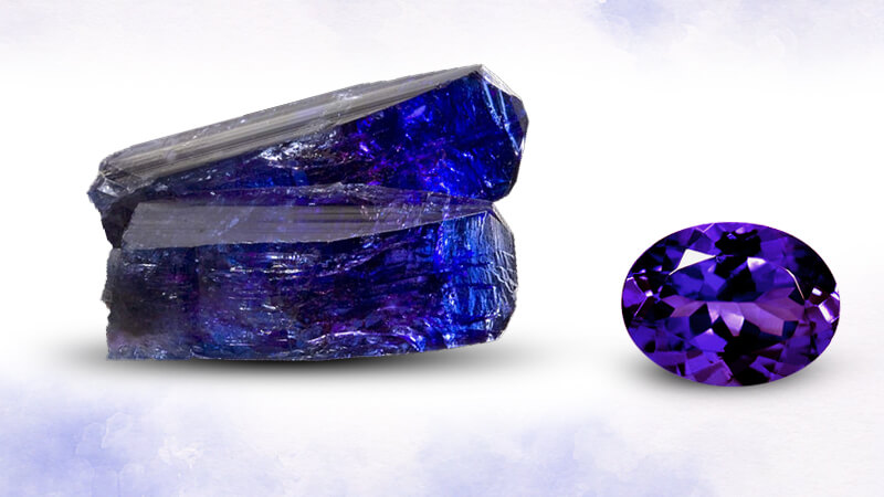 Raw and Ready Natural Tanzanite